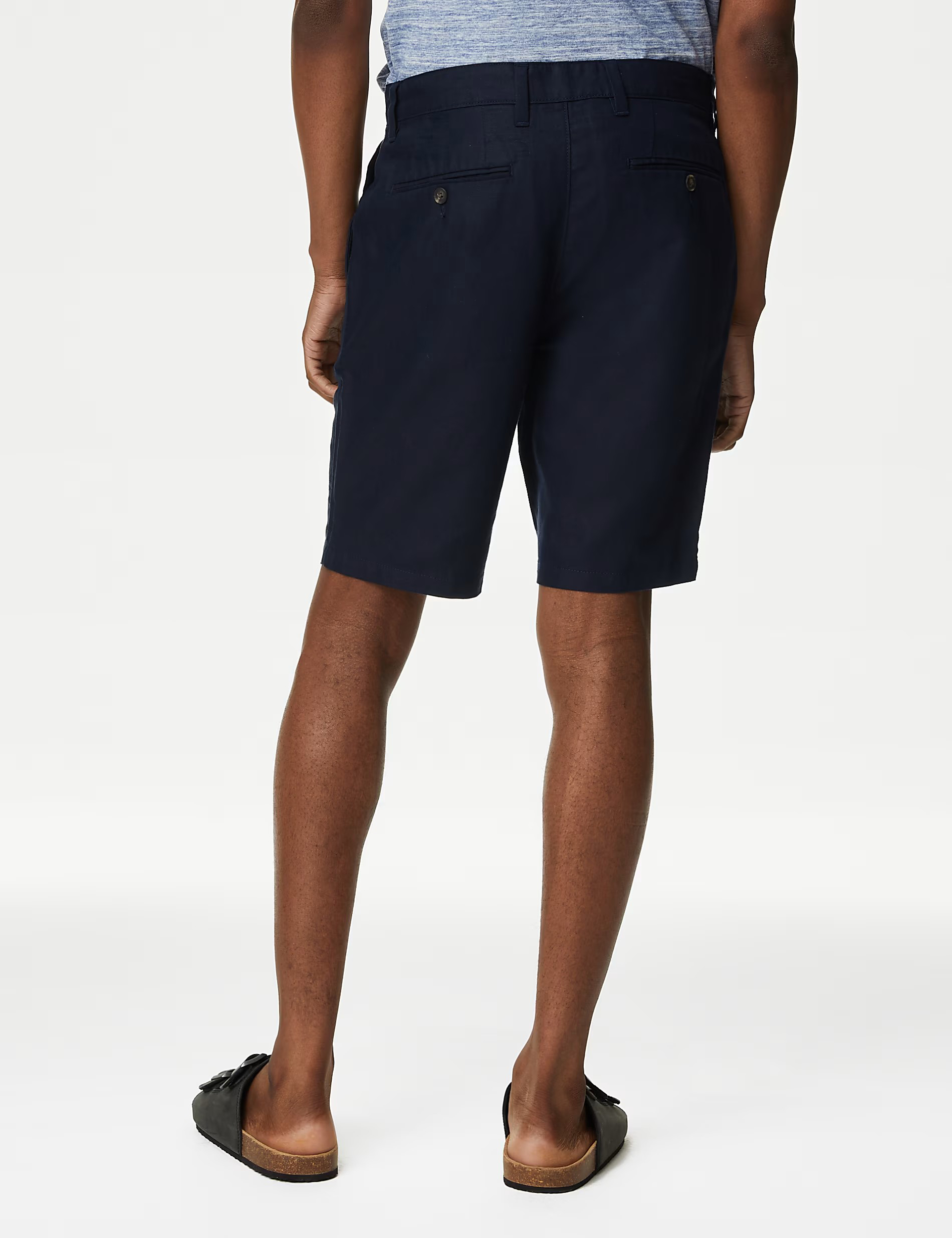 Linen Blend Chino Shorts