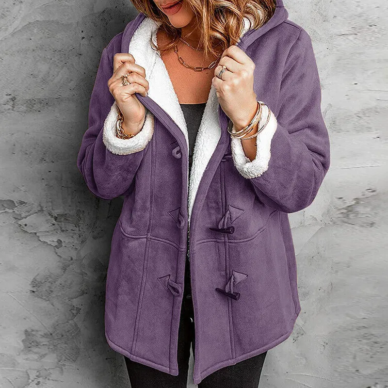 Solid Color Loose Long Sleeve Cardigan Coat