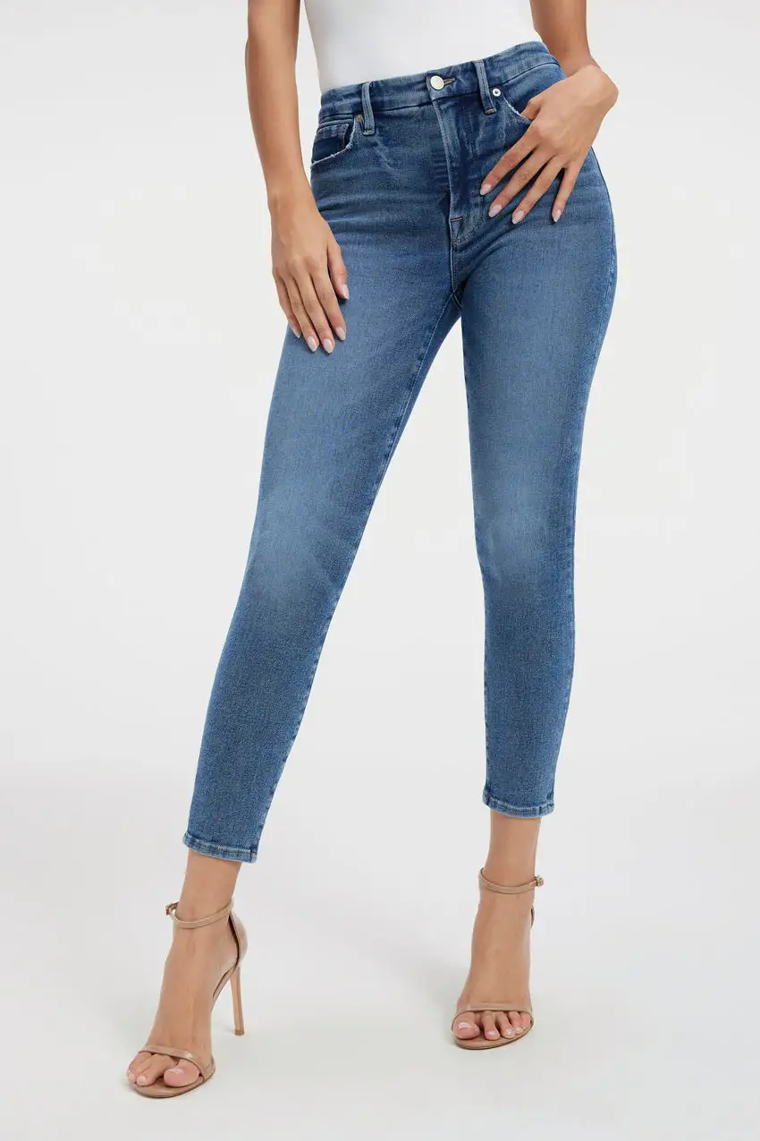 GOOD WAIST SKINNY CROPPED JEANS