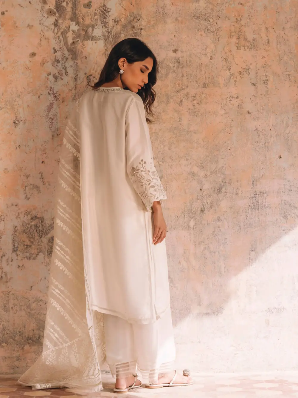 SKINNY MALTA KURTA W/ IZAAR & DUPATTA