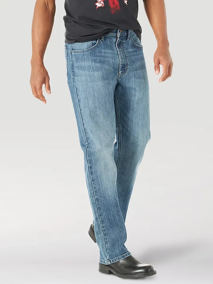 MEN'S REGULAR FIT FLEX JEAN IN LIGHT WASH