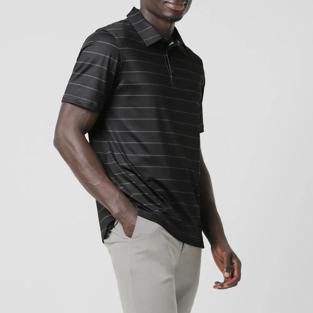 Performance Stripe Polo