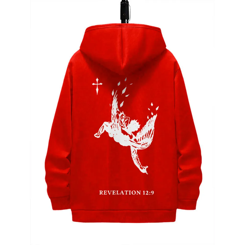 REVELATION DESIGNED PATTERN PRINTED HOODIE