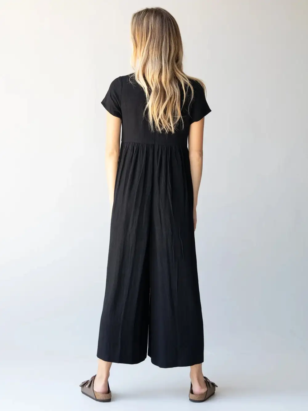 Avery Wide-Leg Jumpsuit - Black