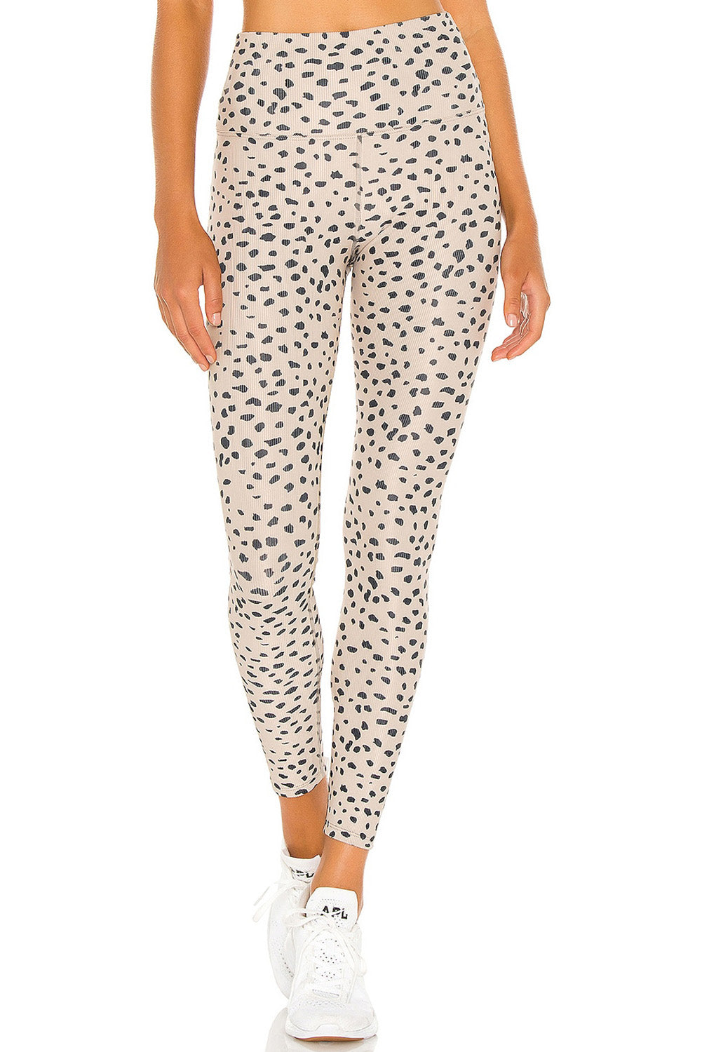 Spots Printed Stretchy High Waist Leggings