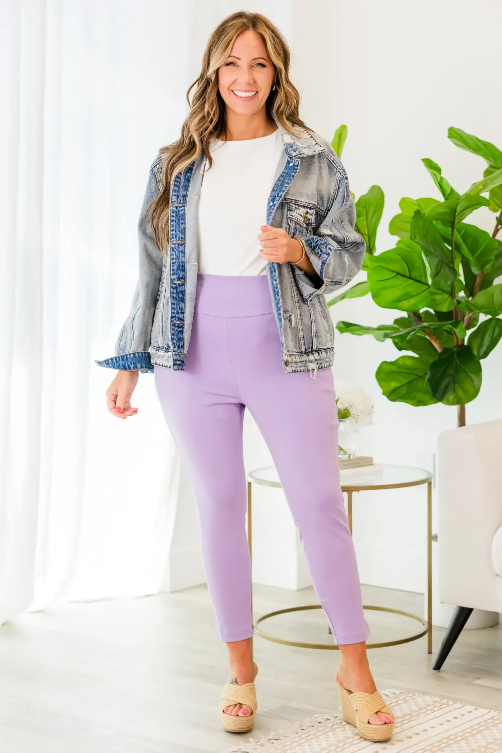 Strut Your Style Pants, Lavender