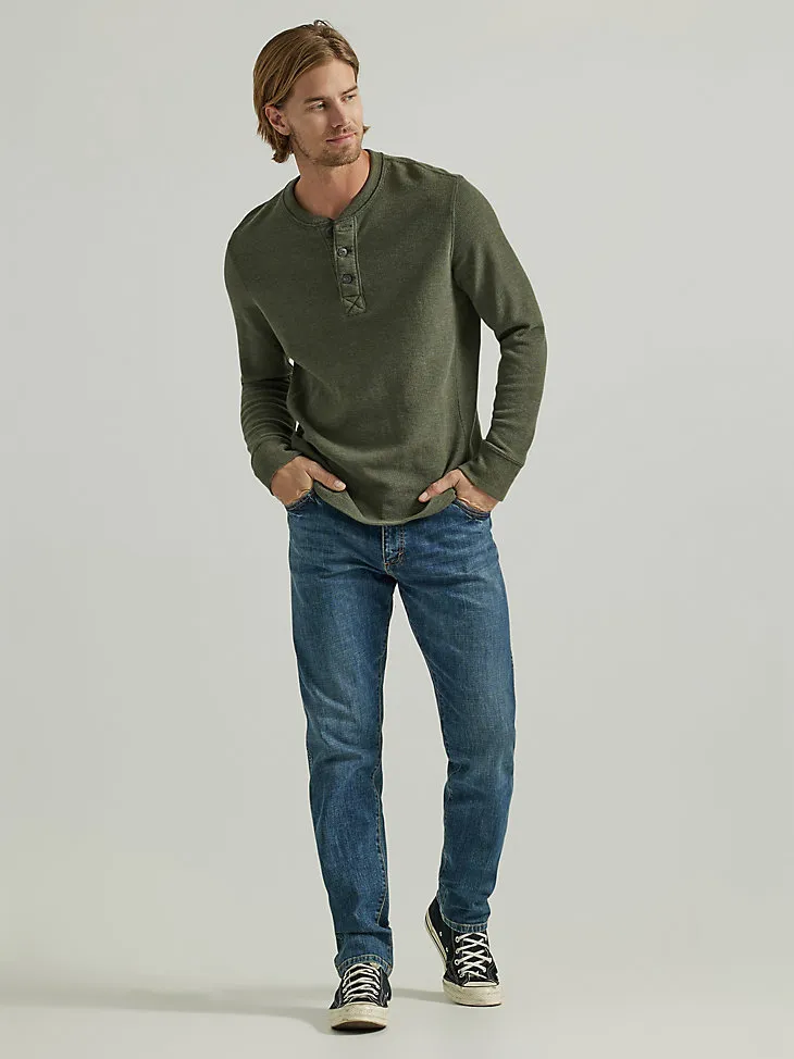 MEN'S TAPERED REGULAR FIT JEAN IN GREY WASH