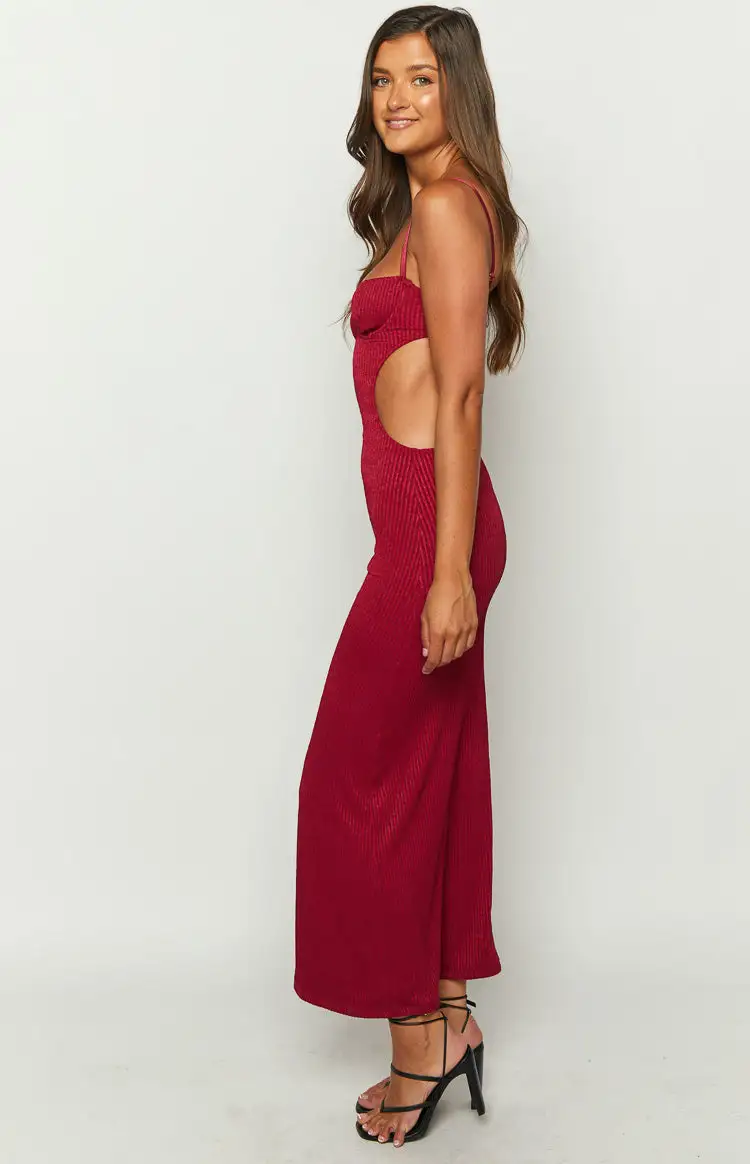 Tamara Red Maxi Dress