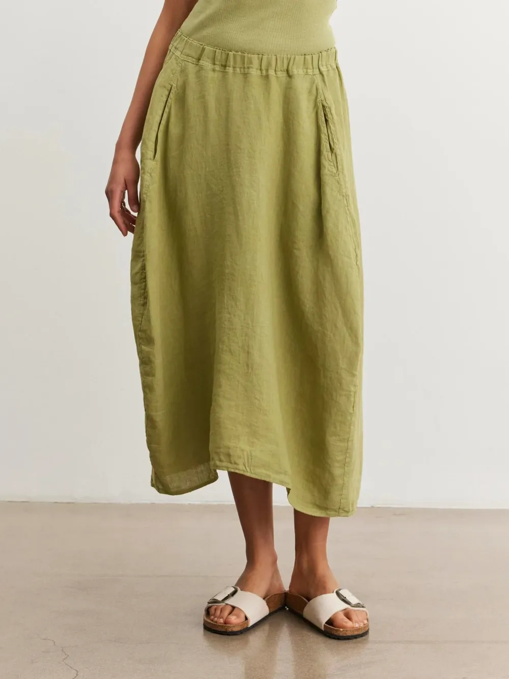 Fae Linen A-Line Skirt