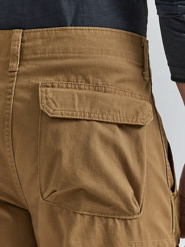 MEN'S WRANGLER AUTHENTICS® CARGO SHORT IN CAMEL