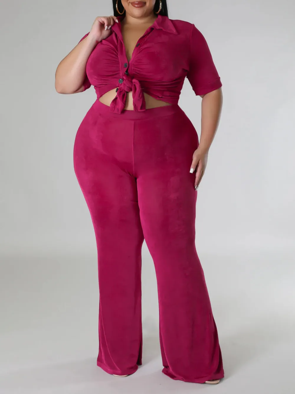 Women's Fashion Plus Size Yalin Pantsuit