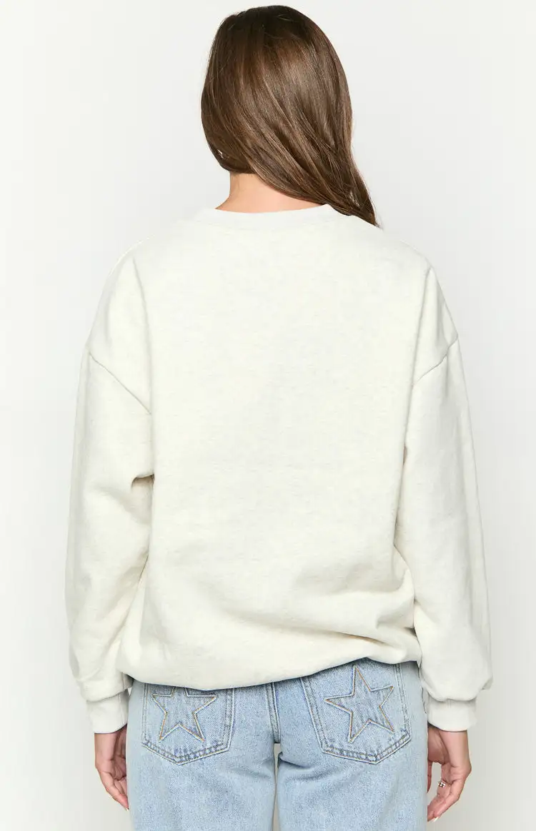 Elodie Grey Crew Neck Sweater