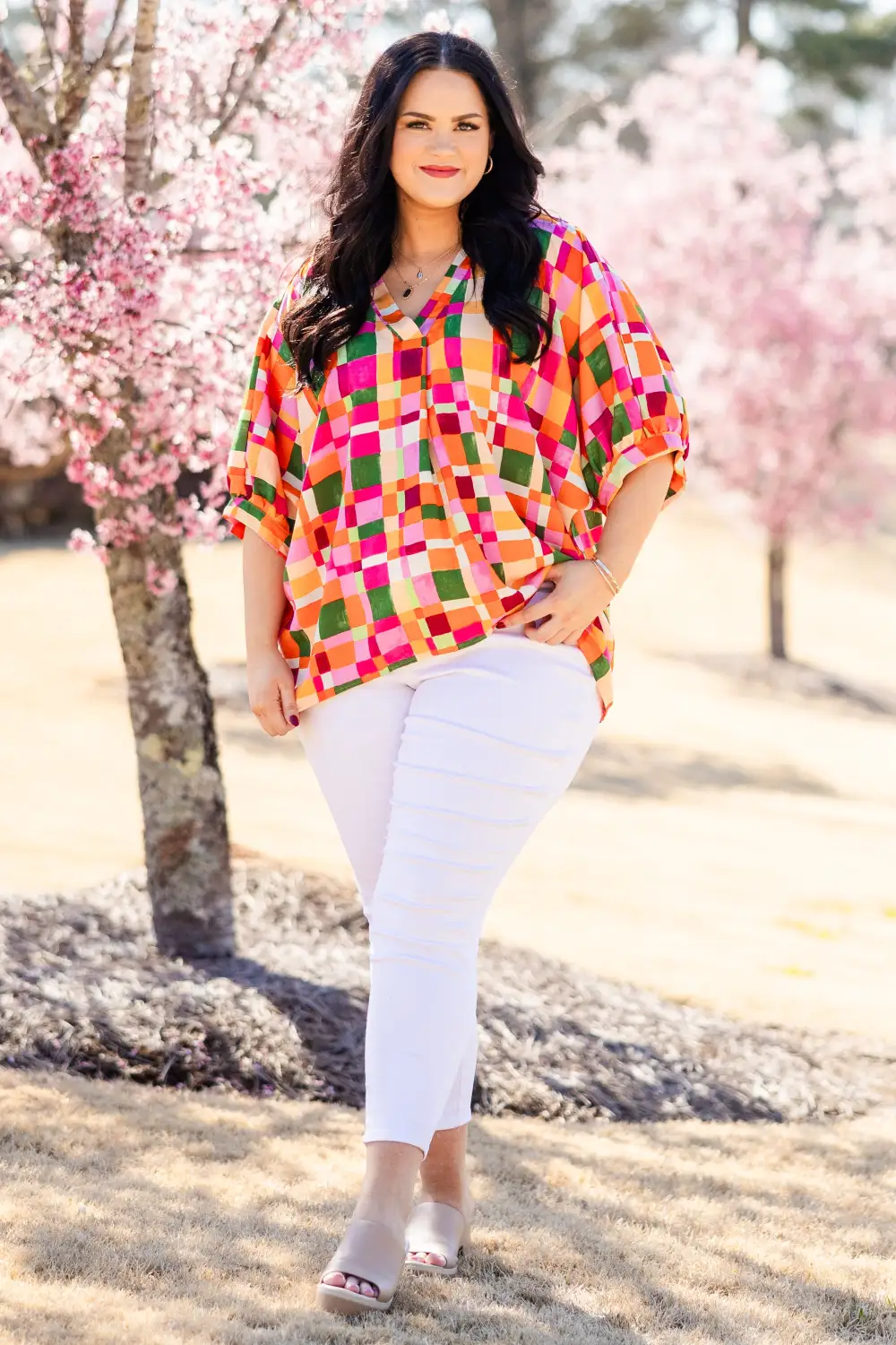 Statement Intended Top, Orange Combo