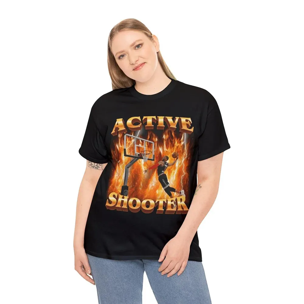 Active Shooter Basketball Adult Unisex Tee