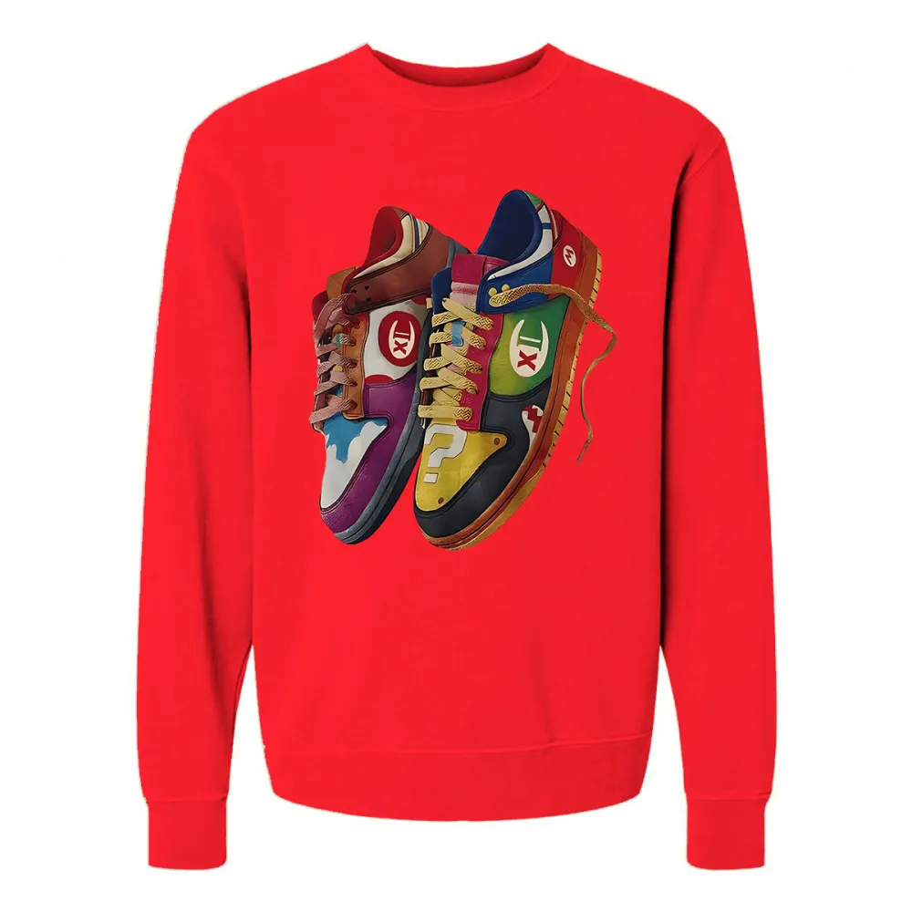 SHOE DESIGNED PATTERN PRINTED SWEATSHIRT 02