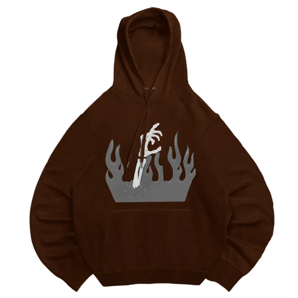 hand frame wave sweatshirt