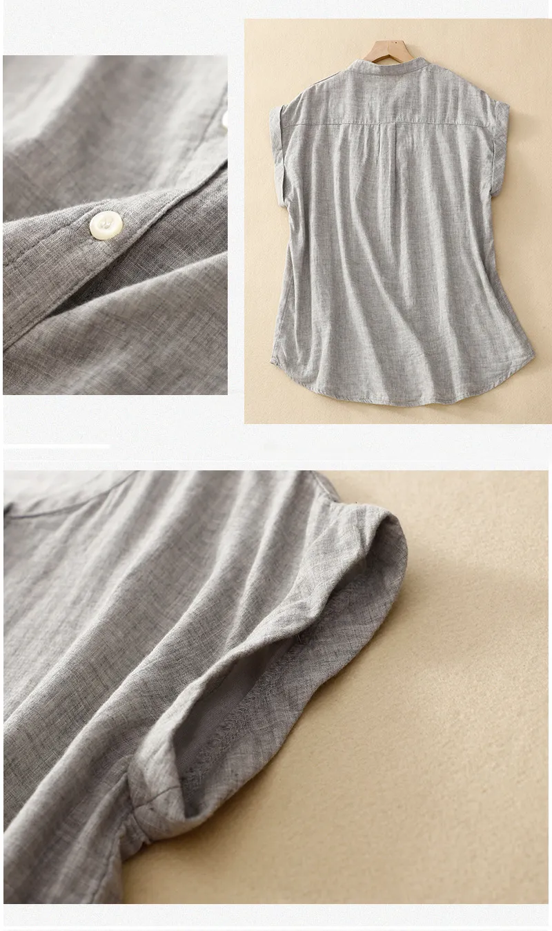 Stand Collar Comfortable Casual Shirt