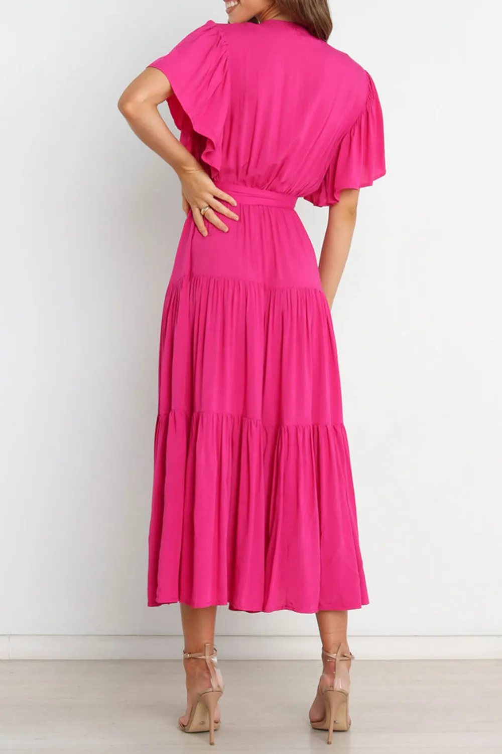 BARKER DRESS - PINK