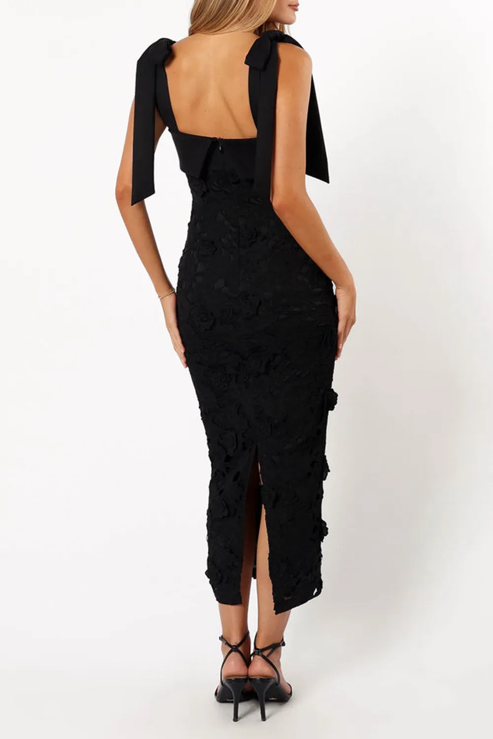 EMERSYN LACE DRESS - BLACK