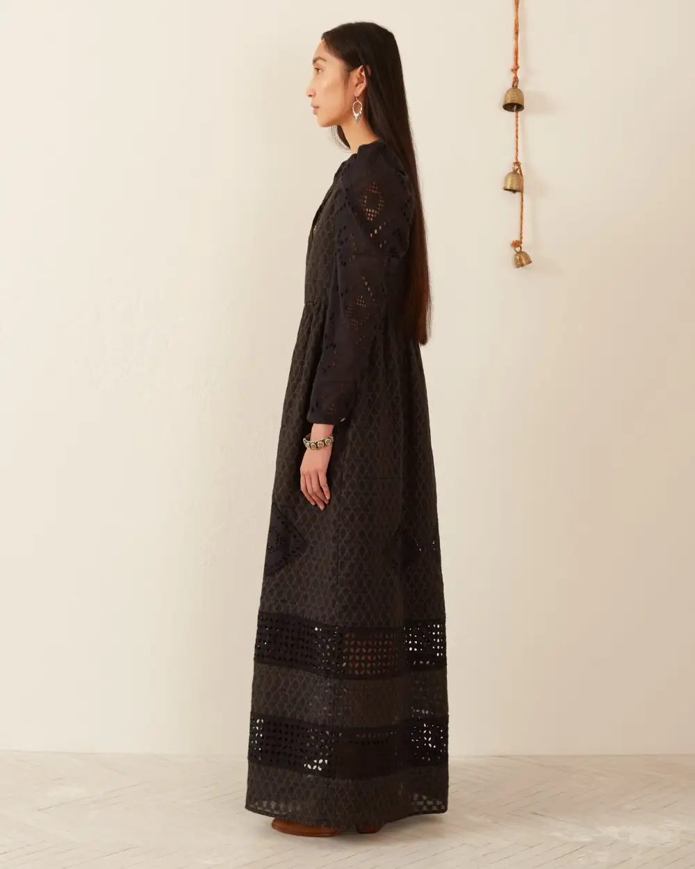 Winifred Black Eyelet Dress