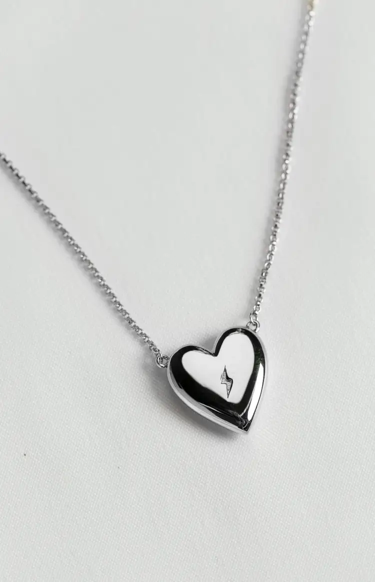 Lovestruck Lou Lewi Silver Necklace