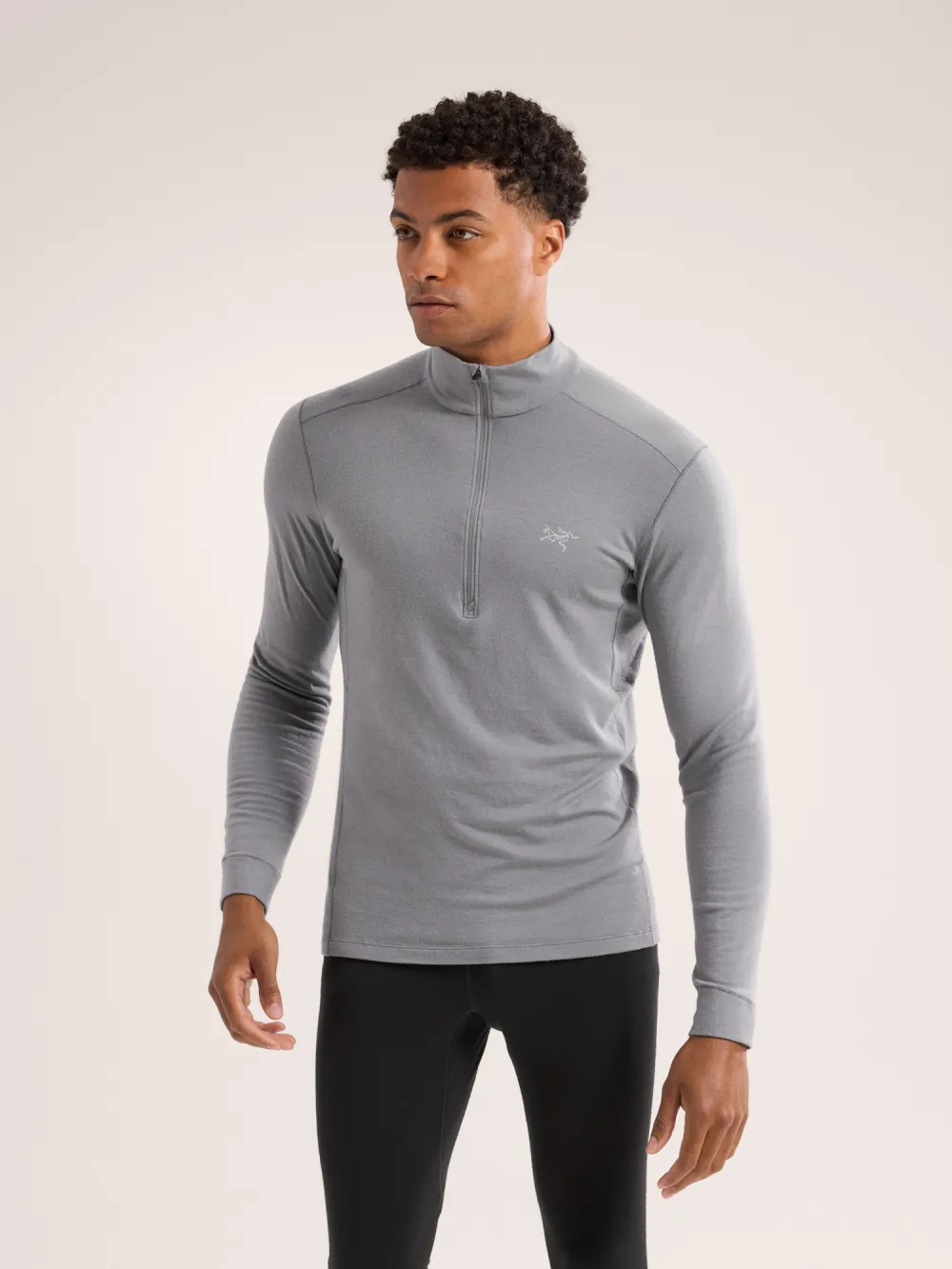 Rho Merino Wool Zip Neck Men's