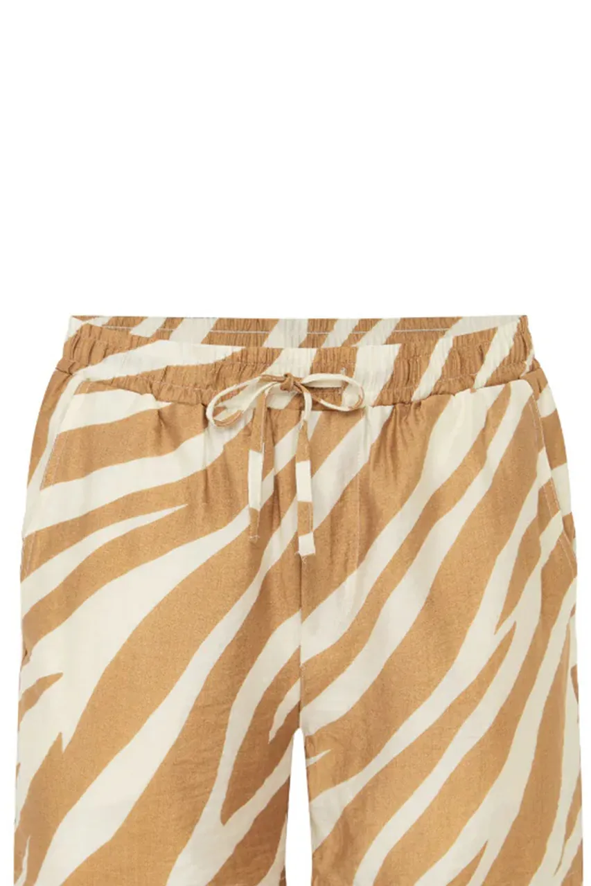 ZEBRA PRINT YELLOW ABE SHORT