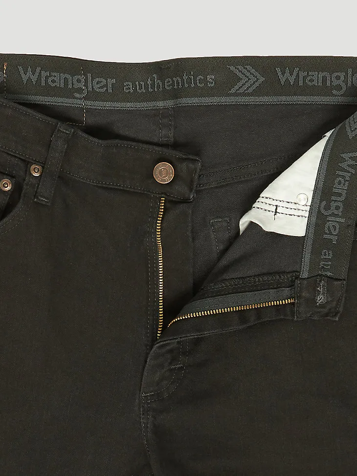 MEN'S WRANGLER AUTHENTICS® REGULAR FIT COMFORT WAIST JEAN IN BLUE OCEAN