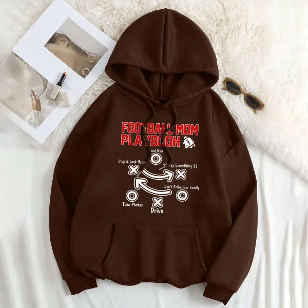 football mom  Women's fashionable hoodie