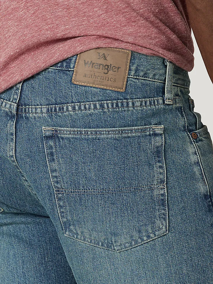 MEN'S WRANGLER AUTHENTICS® RELAXED JEAN SHORT IN MARITIME