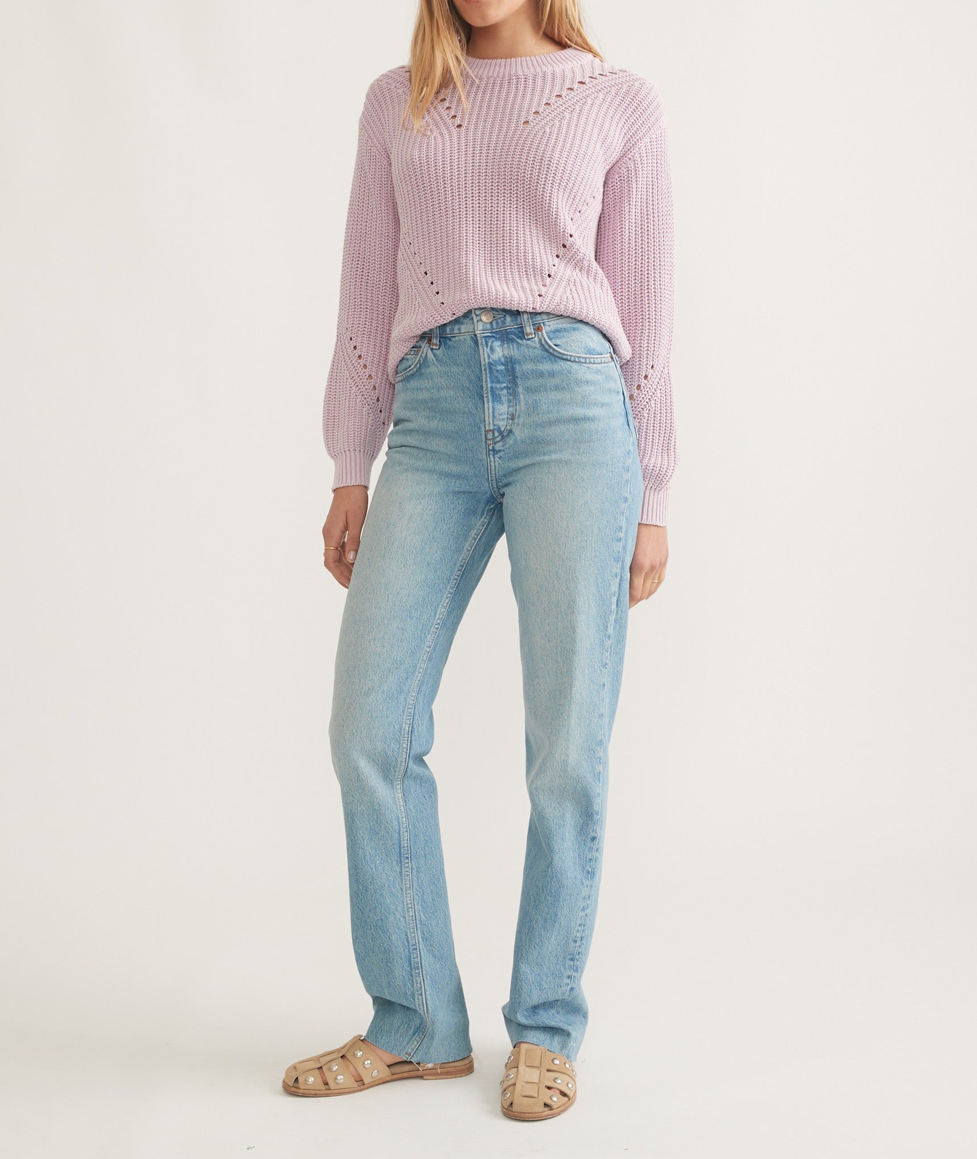 Lavender Mist Crewneck Sweater