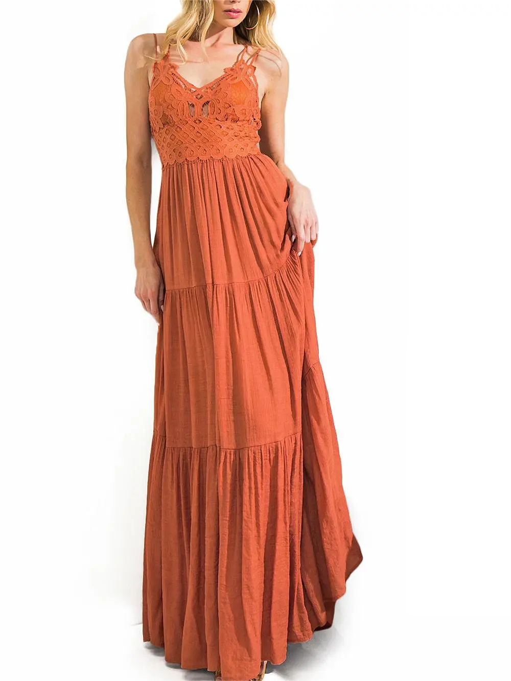 Dahlia Lace Maxi Dress