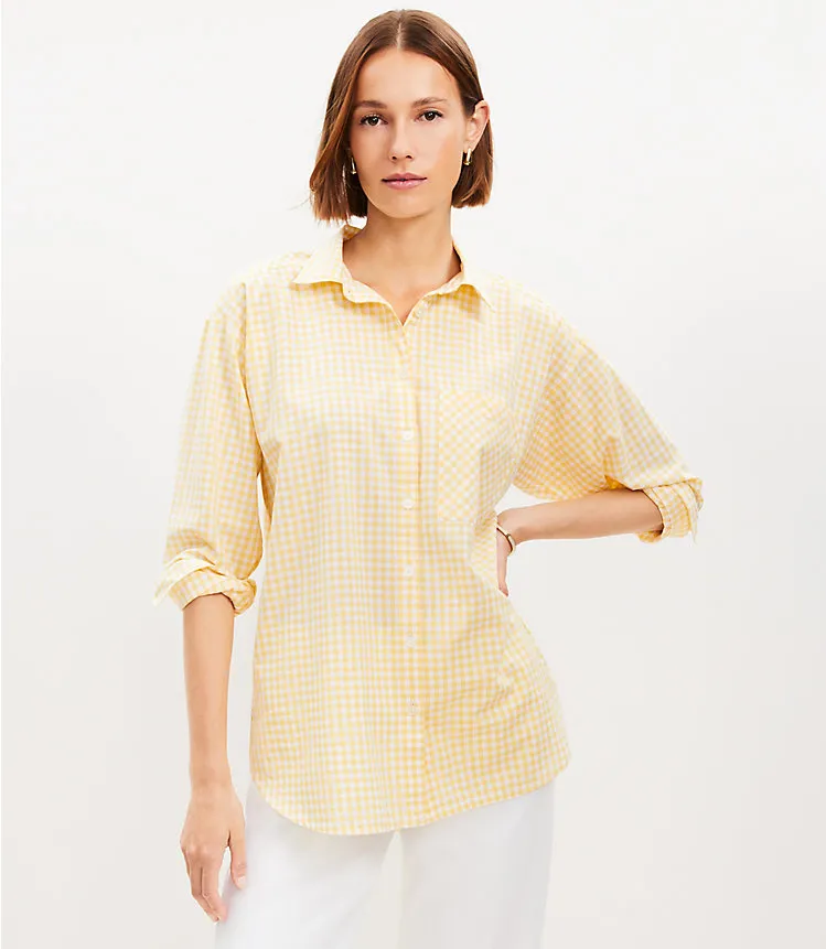 Gingham Oversized Everyday Shirt