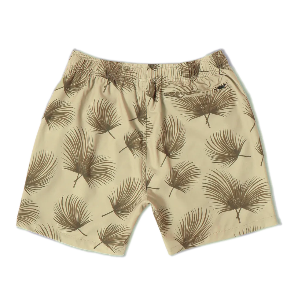 Polyester Stretch Swim-Cracker Khaki