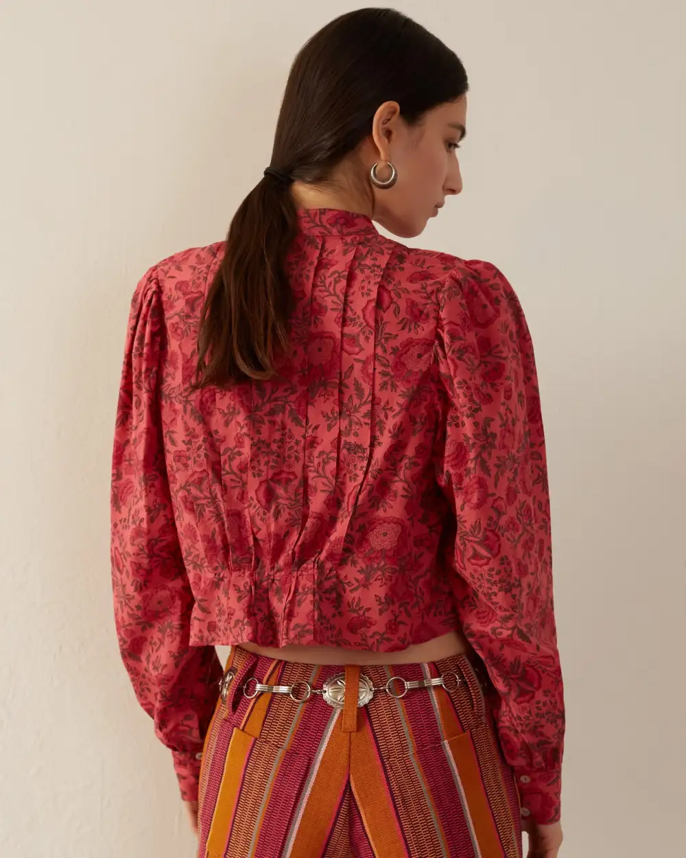 Rhiannon Raspberry Blouse