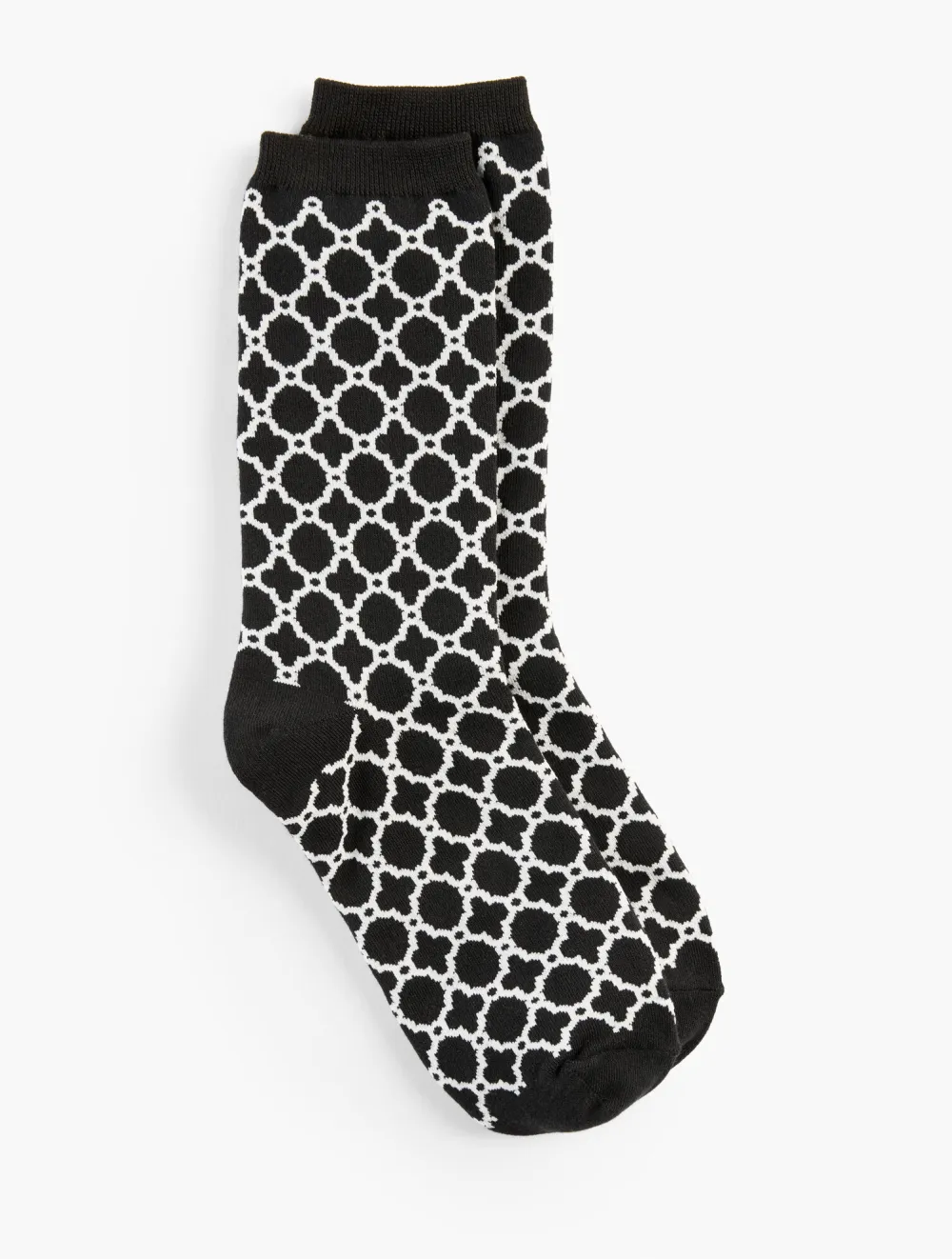 Lattice Jacquard Trouser Socks