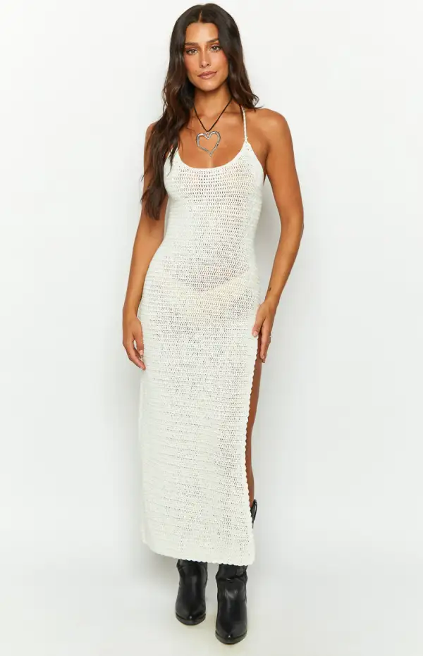 Romie White Maxi Dress