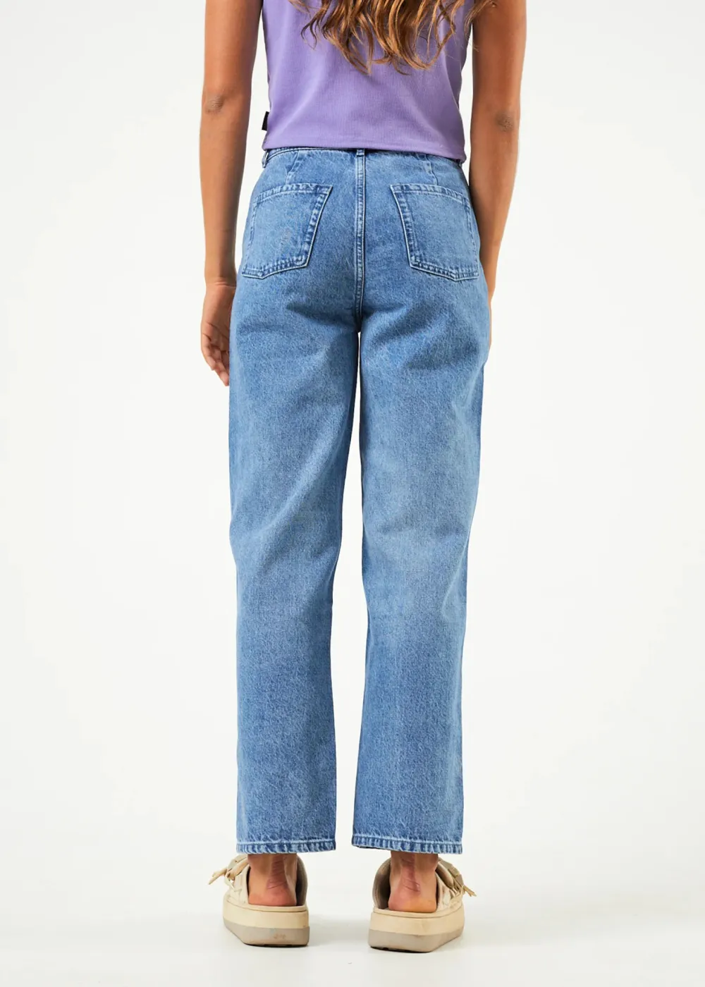 SHELBY - HEMP DENIM WIDE LEG JEAN