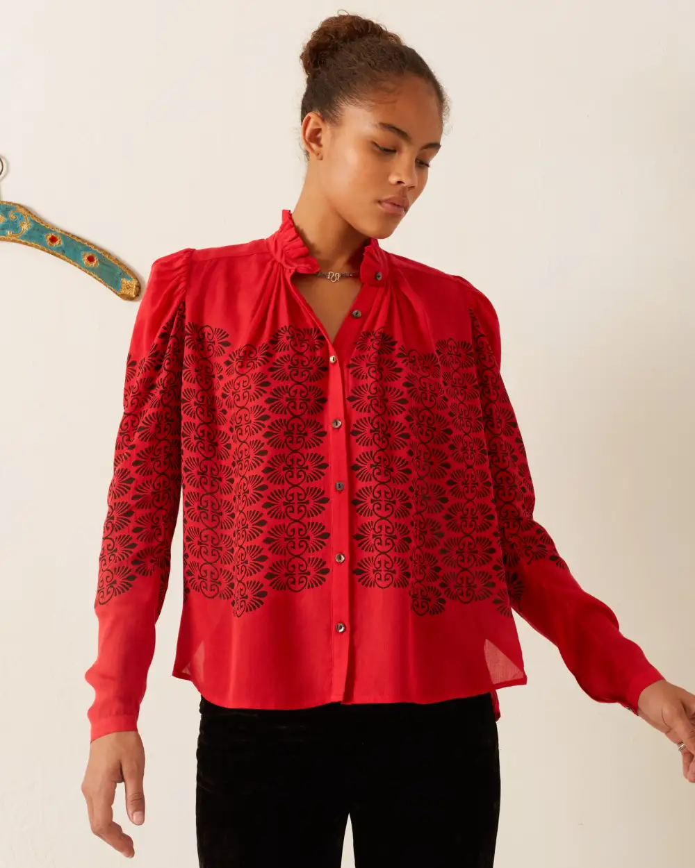 Artemis Cherry Trellis Shirt