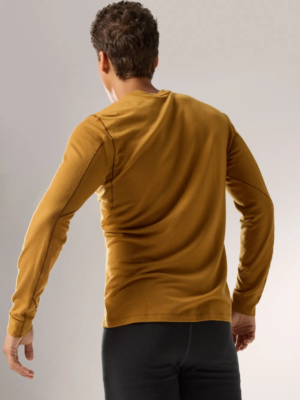 Rho Merino Wool Crew Neck LS Men's