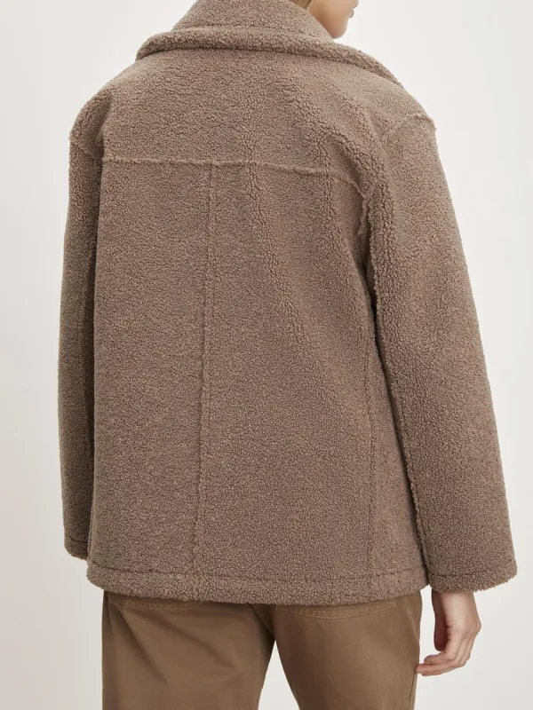 Yoko Lux Sherpa Oversized Jacket