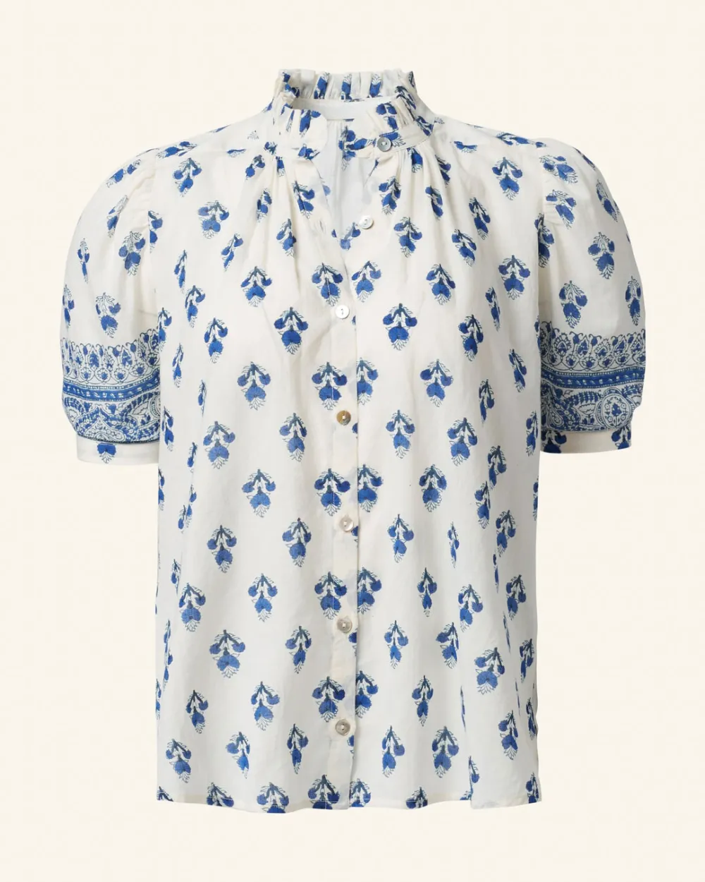 Winnie Indigo Bhutti Shirt