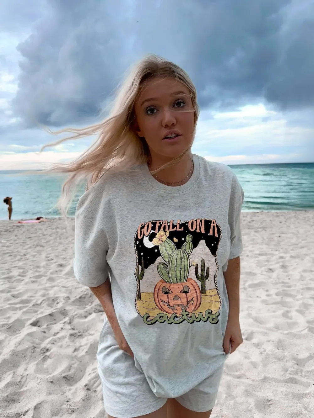 Women's Pumpkin Halloween Printed T-shirt