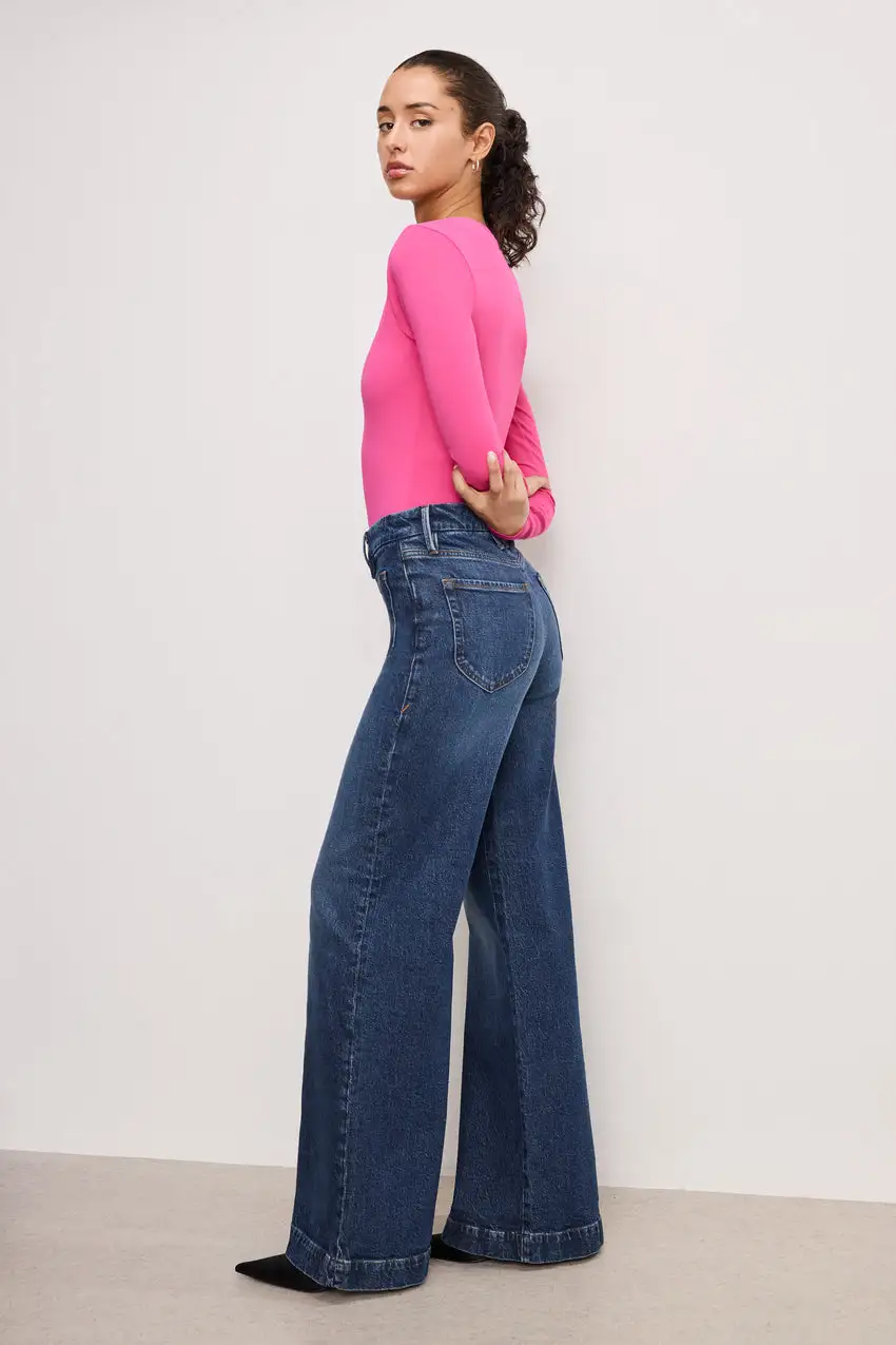 GOOD WAIST PALAZZO JEANS