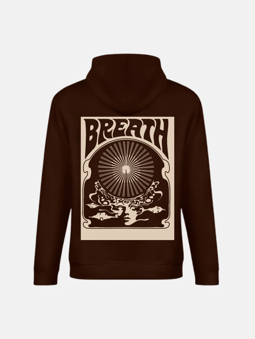 BREATH PATTERN PRINTED HOODIE