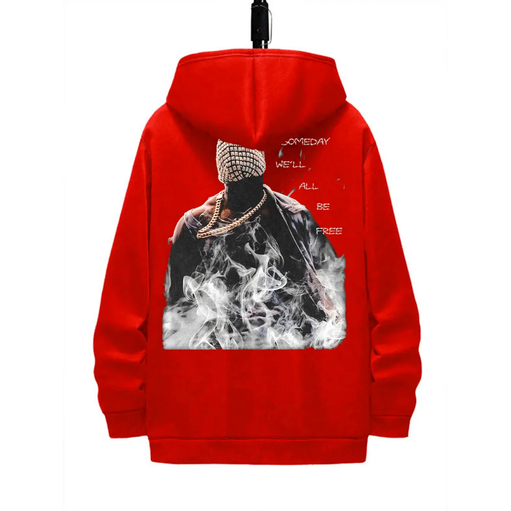 KANYE WEST-YEEZUS 2 SIDES Cotton Vintage Hoodie