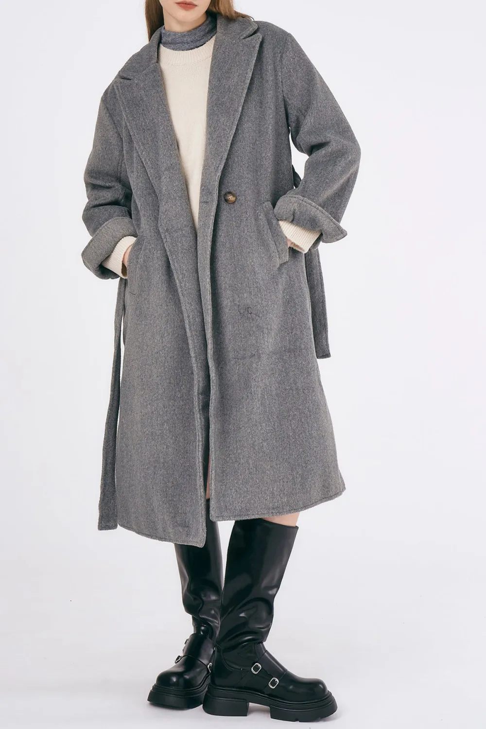 Abigail Belted Long Coat