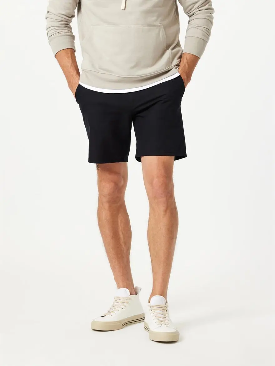 Drawstring Waist Inseam Shorts