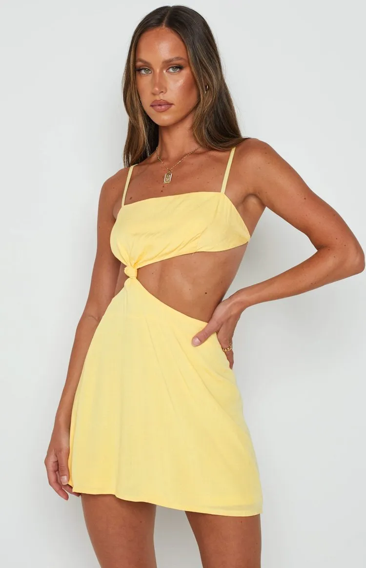 Tao Yellow Mini Dress