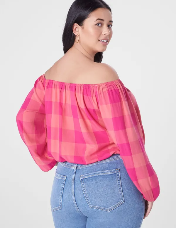 Classic Crop Off-The-Shoulder Top